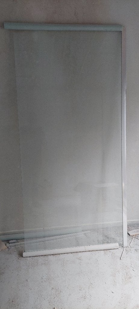 douchescherm, Doe-het-zelf en Bouw, Ophalen, Gebruikt, Glas, Douche