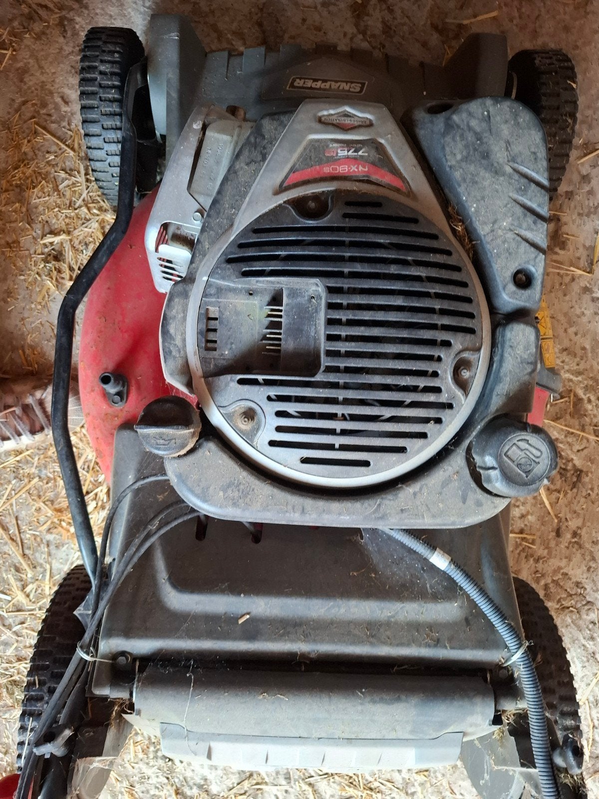 grasmaaier Snapper, Ophalen