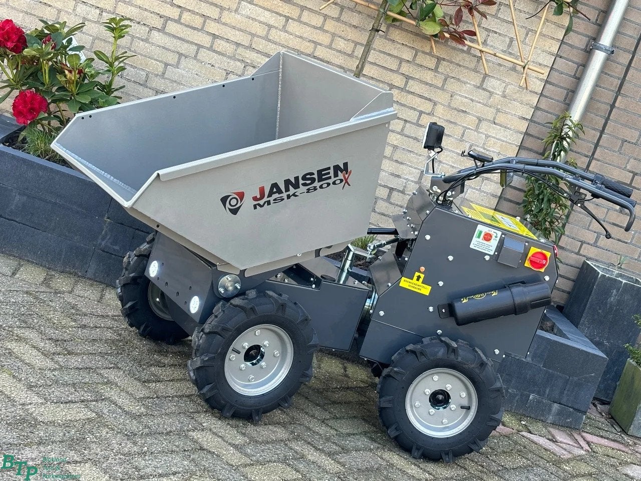 BTP Actie Jansen 4x4 elektrische accu kruiwagen mini dumper, Antiek en Kunst