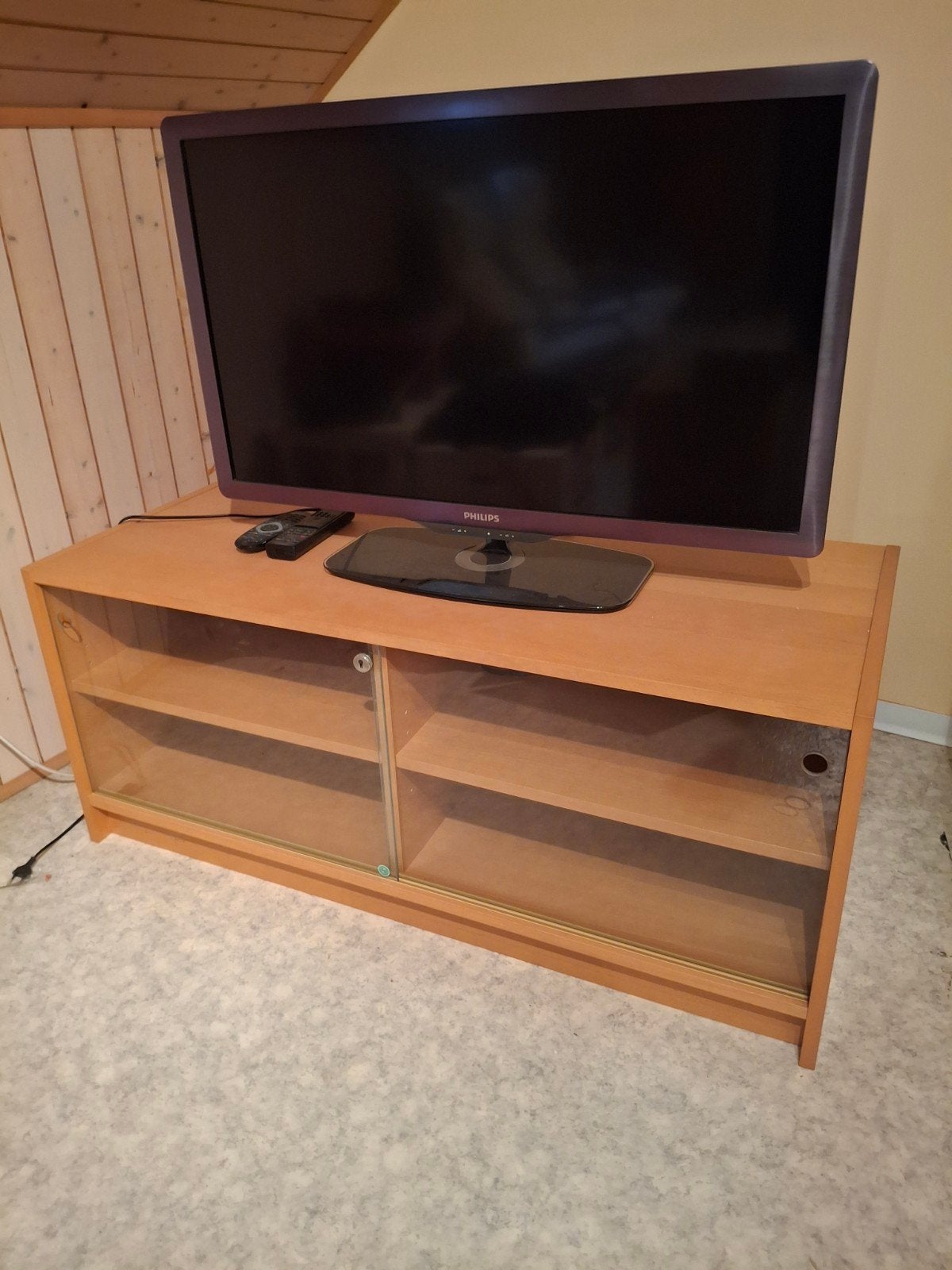 tv meubel, Ophalen, 100 tot 150 cm, Zo goed als nieuw, Minder dan 100 cm