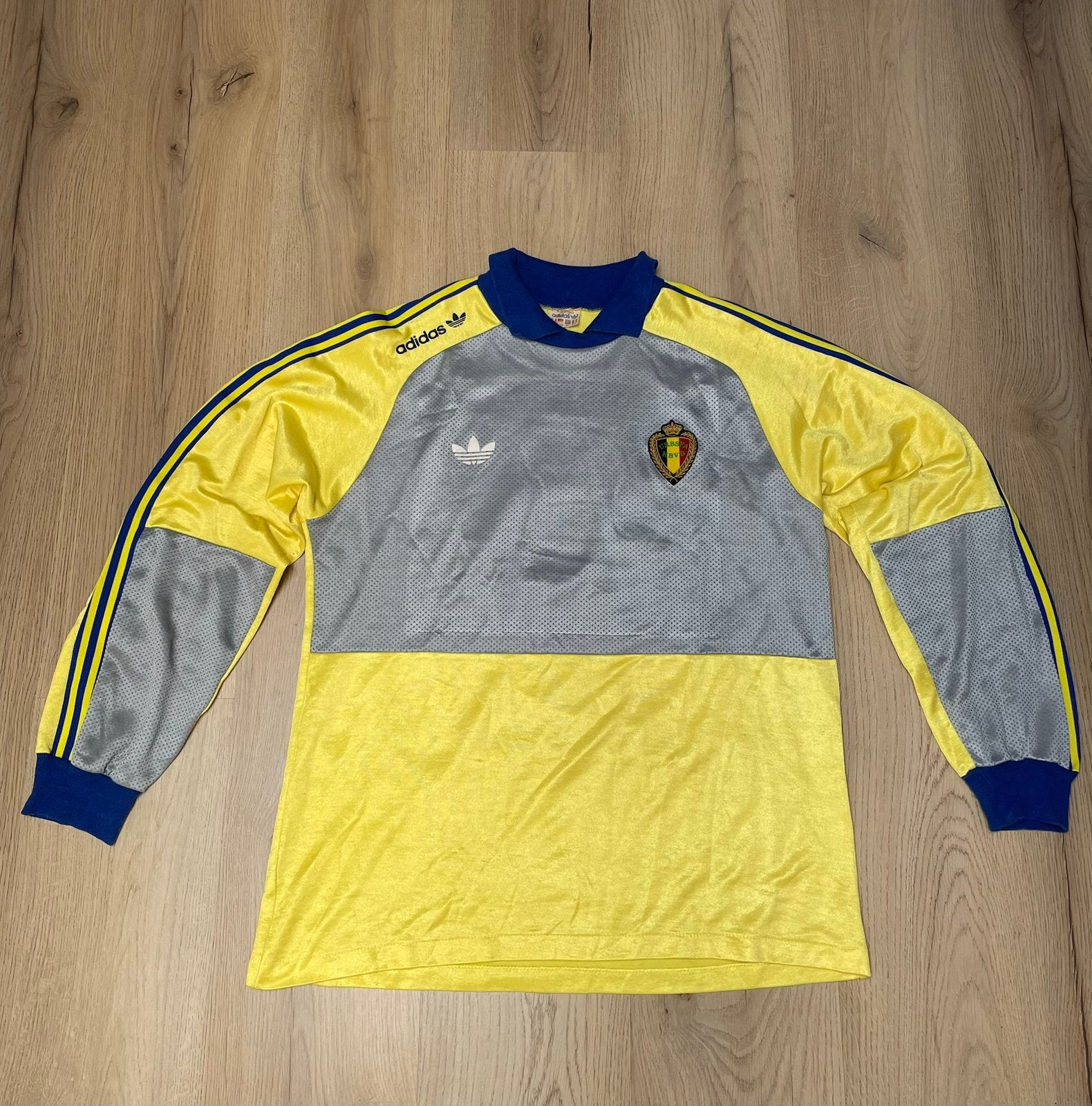 Italia ‘90 matchworn/ issued goalkeeper shirt België, Sport en Fitness, Voetbal, Ophalen of Verzenden, Zo goed als nieuw, Shirt