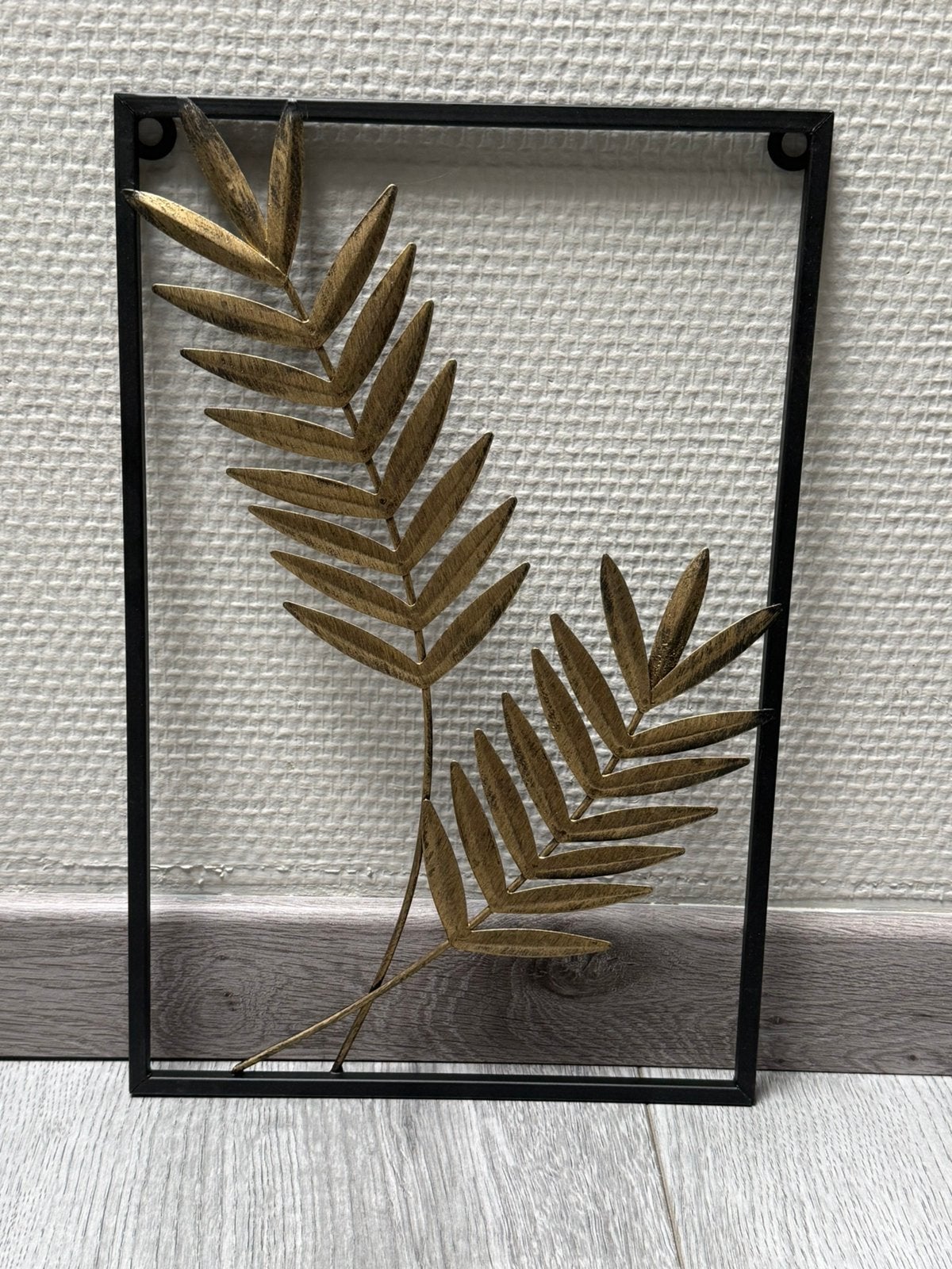 Lijsten met bloemen en zebra, Ophalen, Metaal, Decoratieobject, Met ophangsysteem