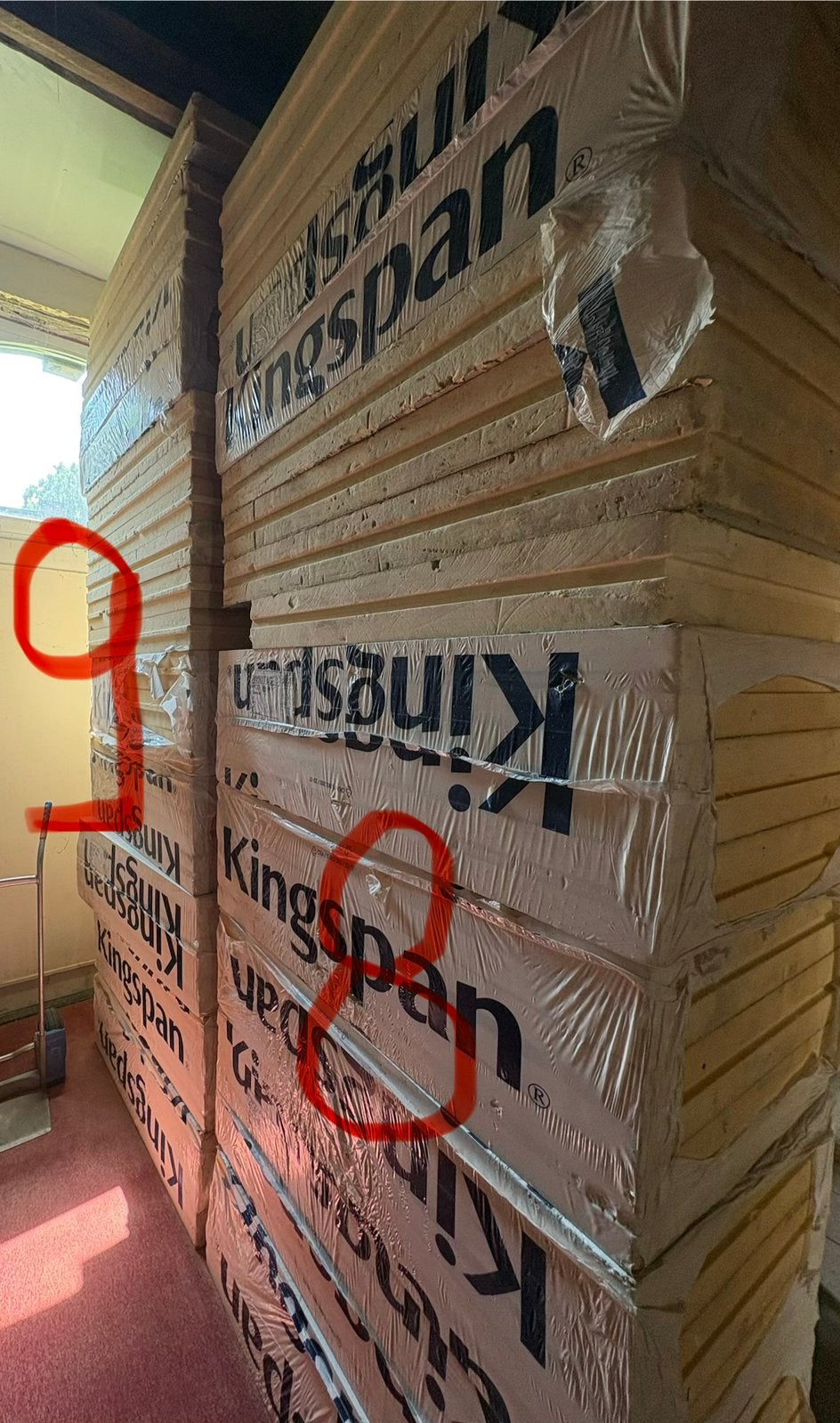Lot complet Kingspan PIR 120mm – 60m², Bricolage & Construction, Isolation & Étanchéité, 15 m² ou plus, Enlèvement, Mousse rigide (PIR)