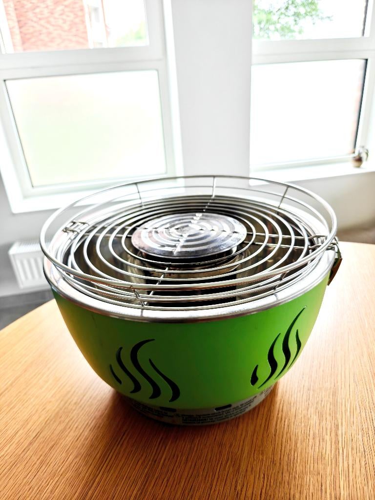 Tafel Houtskool Barbecue met Actieve Ventilatie, Tuin en Terras, Ophalen, Gebruikt