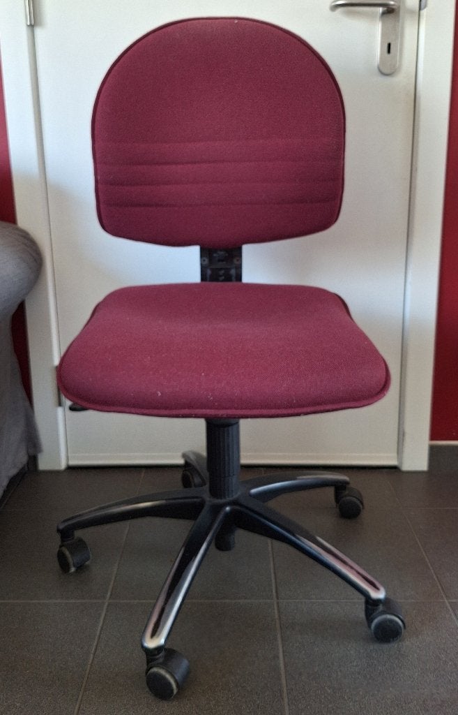 bureaustoel, Ophalen, Gebruikt, Paars, Bureaustoel