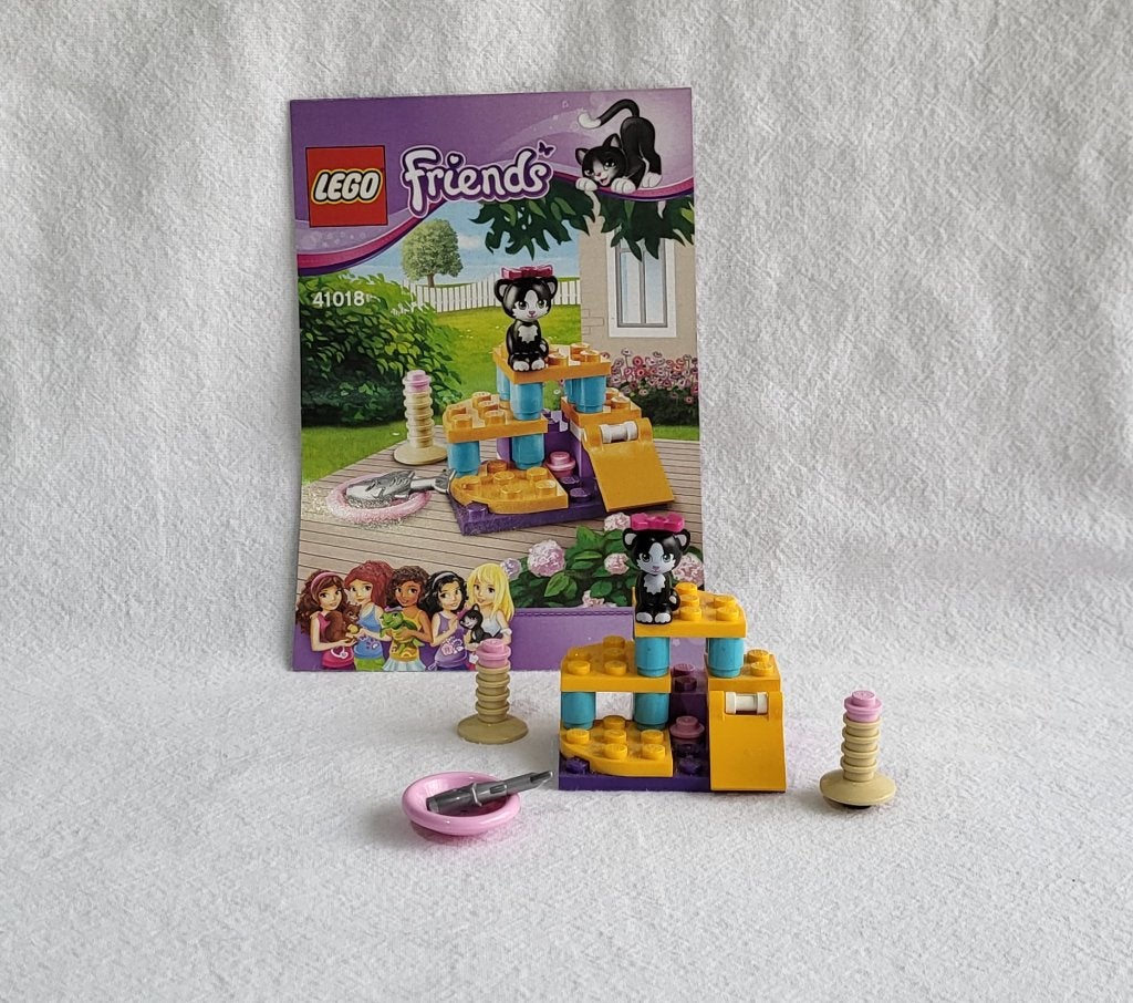 Lego friends 41018 De Speelplaats van kat volledig +boekje, Lego, Friends, Ophalen of Verzenden, Zo goed als nieuw
