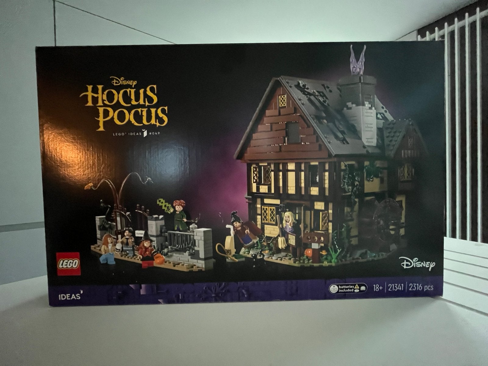 21341 Lego Ideas Disney Hocus Pocus: The Sanderson Cottage, Ophalen, Inclusief accessoires, Lego, Nieuw