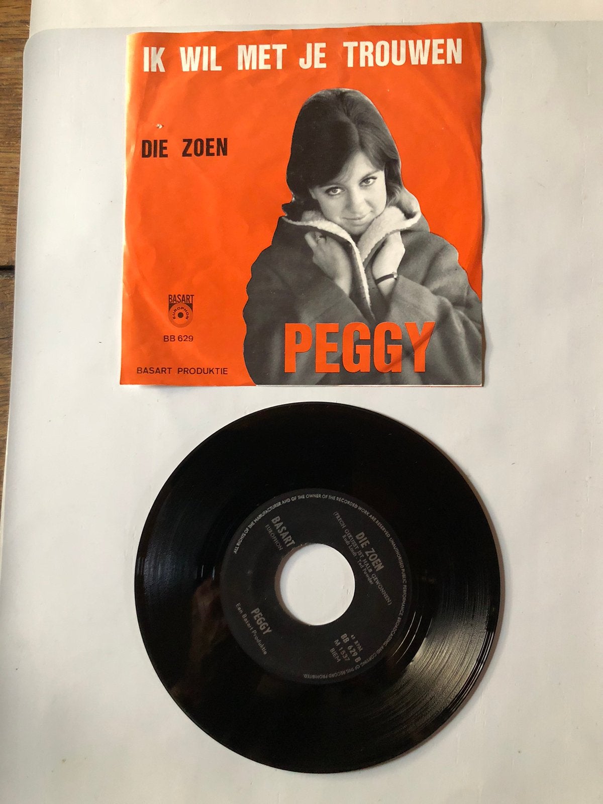 Peggy: ik wil met je trouwen ( belpop; 1968), Cd's en Dvd's, Vinyl Singles, Verzenden, Zo goed als nieuw
