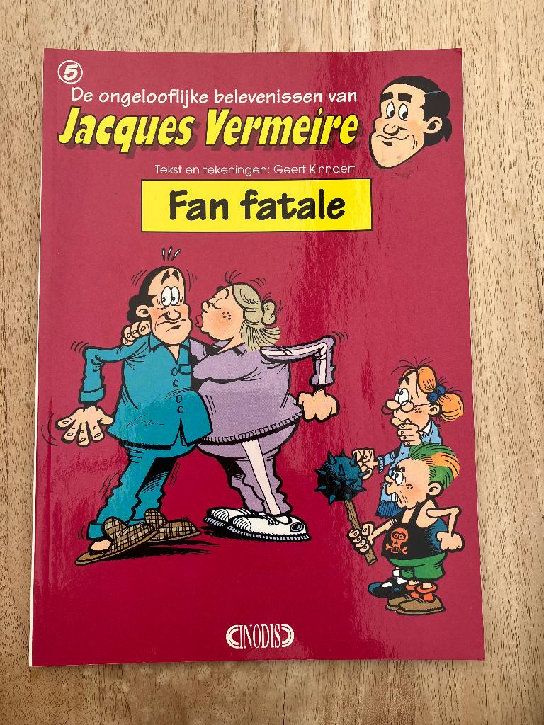 Jacques Vermeire - 5 - Fan fatale, Boeken, Stripverhalen, Eén stripboek, Ophalen of Verzenden, Gelezen