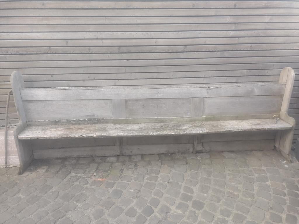 Vieux banc d'église, Enlèvement, Utilisé, Bois