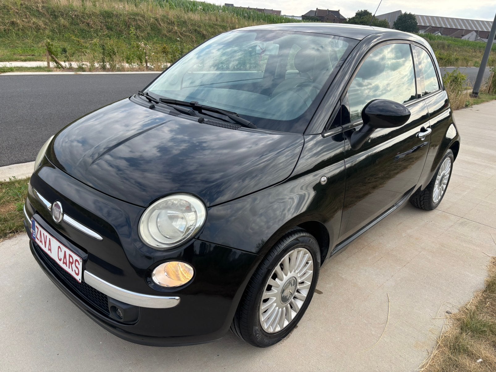 Fiat 500 1.2 ESSENCE 69CV - TOIT PANO 122300KM, Autos, 78 g/km, Achat, Beige, Entreprise