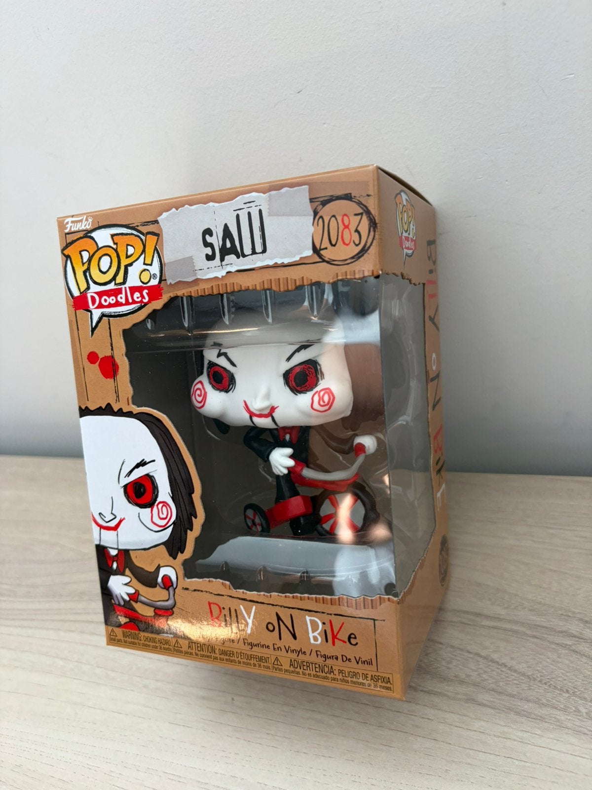 Funko Pop! Doodles SAW #2083 – Billy on Bike Vinyl Figure, Ophalen of Verzenden, Zo goed als nieuw