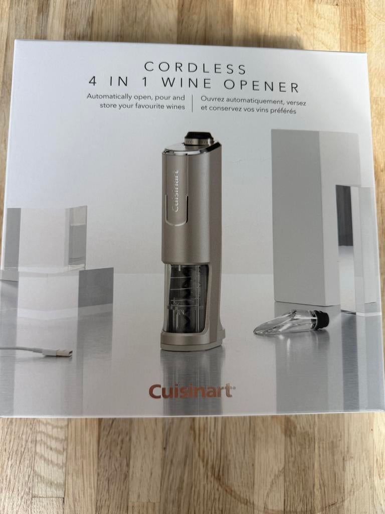 Automatische wijnopener Cuisinart, Electroménager, Enlèvement ou Envoi, Neuf