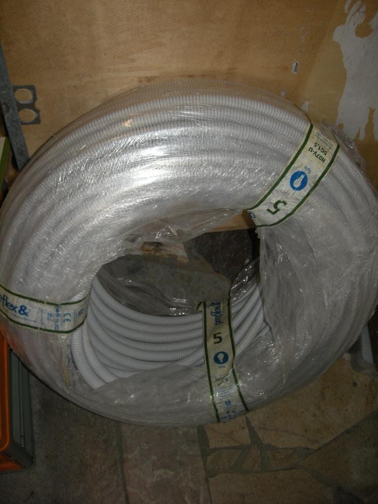 Preflex - flexibele buis Ø16mm met VOB 5G1,5mm² - 50m, Bricolage & Construction, Électricité & Câbles, Neuf, Câble ou Fil électrique