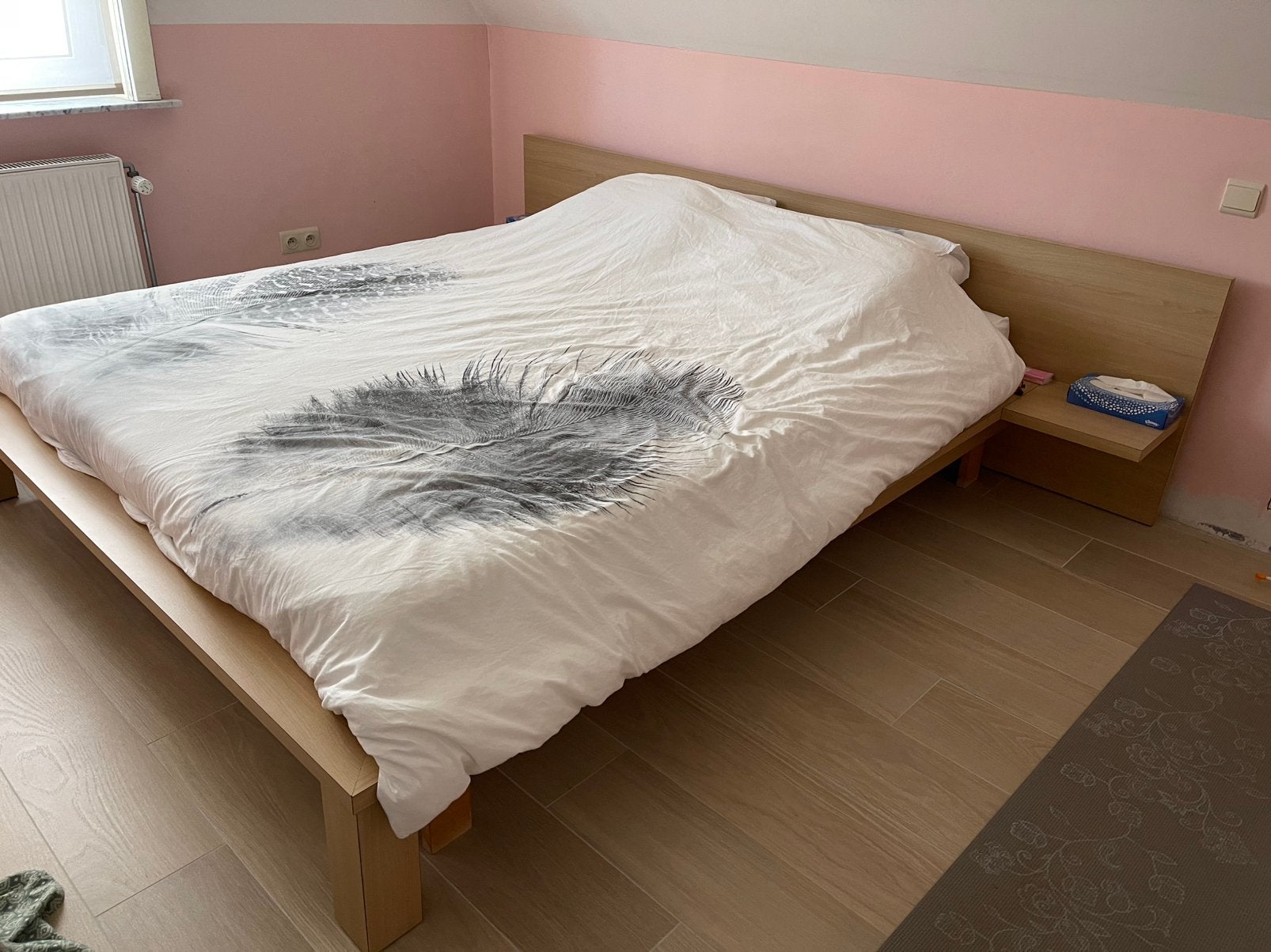 Dubbel bed slaapkamer, Enlèvement, Comme neuf