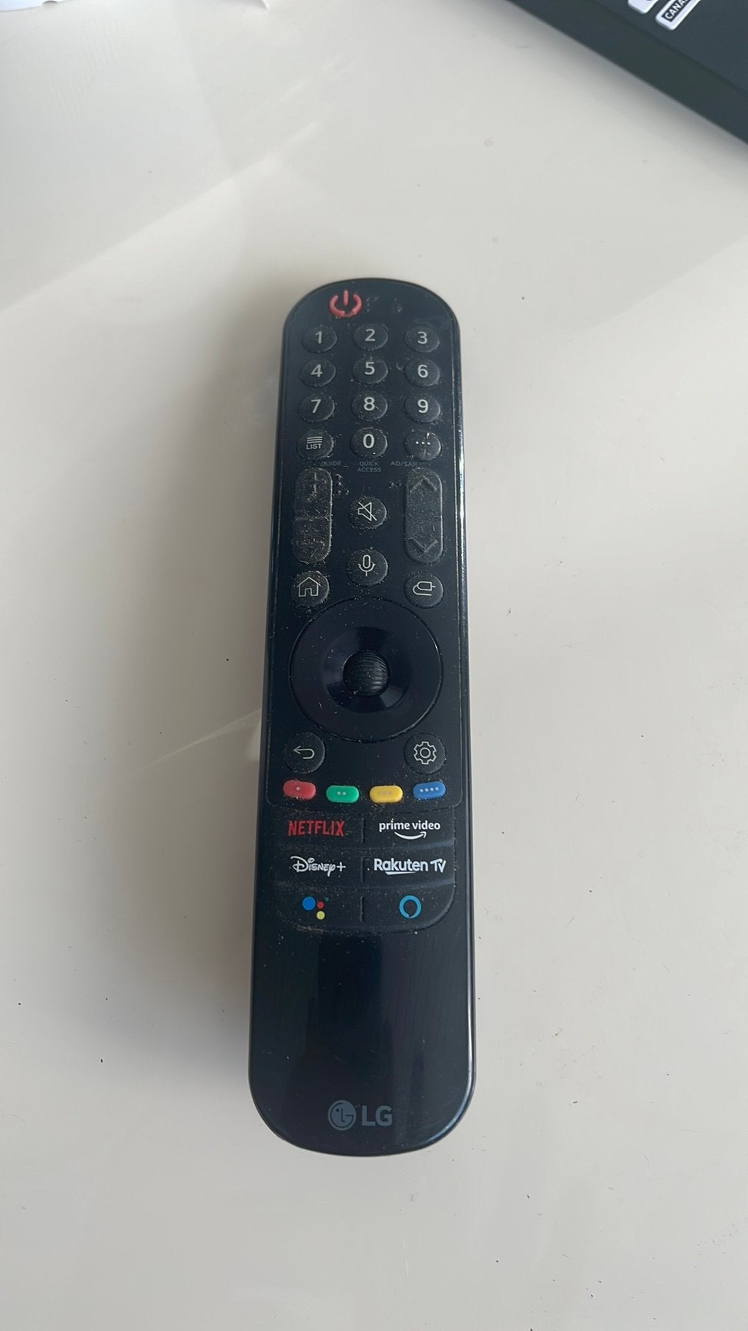 LG Magic Remote MR21GC - Afstandsbediening - Zwart -, Ophalen of Verzenden, Zo goed als nieuw