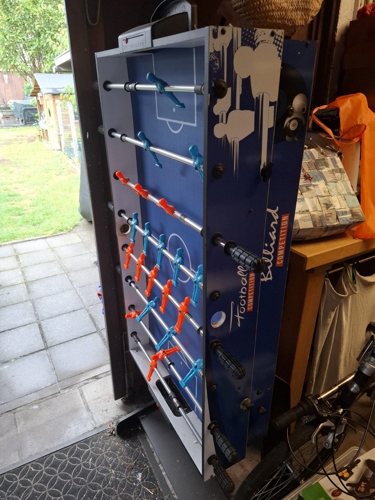 4 in 1 speeltafel, Ophalen