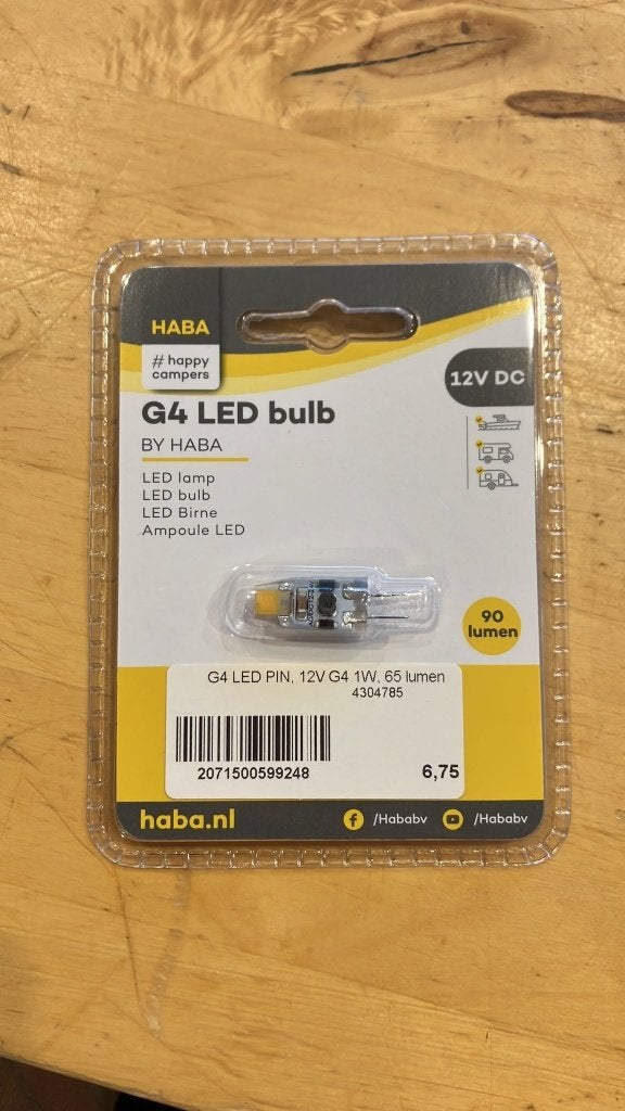 HABA G4 LED-lampjes 12V – Nieuw 16 stuks, Ophalen, Nieuw, Hama, G4