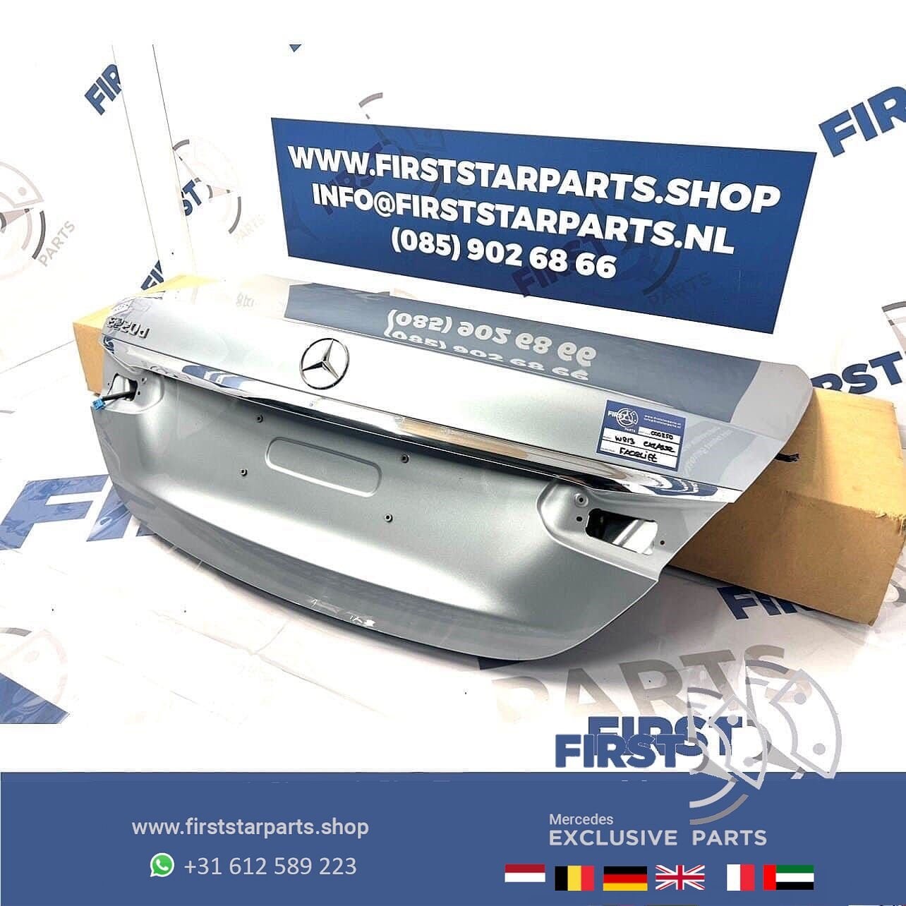 W213 FACELIFT E KLASSE 2023 ACHTERKLEP COMPLETE KOFFERKLEP K, Gebruikt, Ophalen of Verzenden, Achter, -