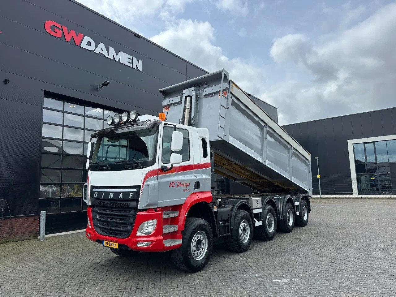 Ginaf X6 5350 CTSE 10x6 AJK Kipper 26 m3 Euro 6, Achat, 375 kW, Euro 6, Alarme