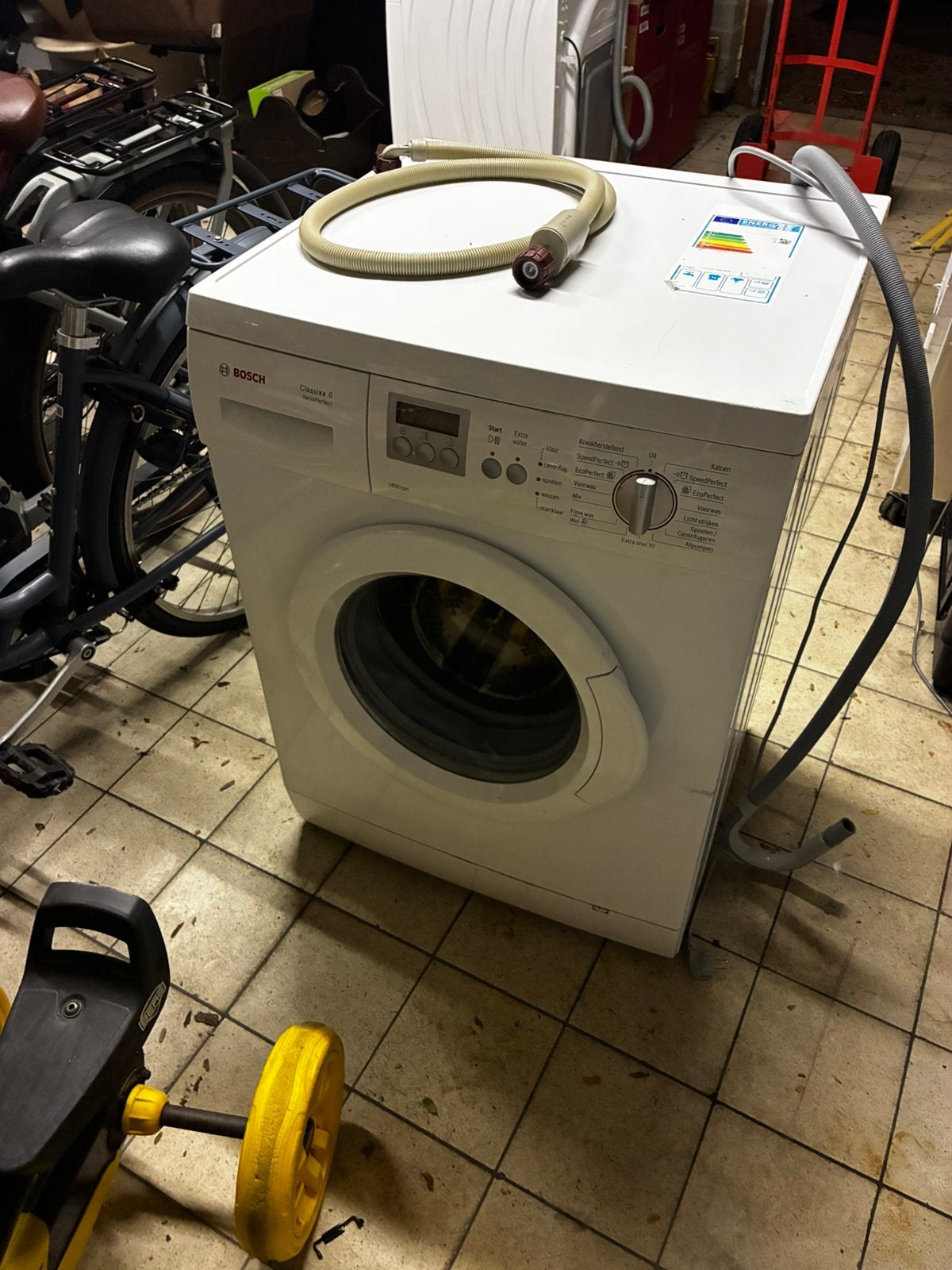 Bosch wasmachine 1400 toeren 6 kg, Elektronische apparatuur, Ophalen, Gebruikt, Energieklasse A of zuiniger, Voorlader