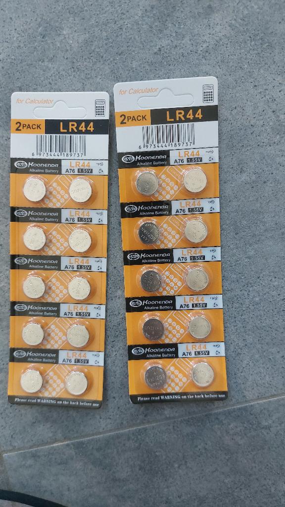 Batterijen 20 stuks LR44, Ophalen of Verzenden, Nieuw