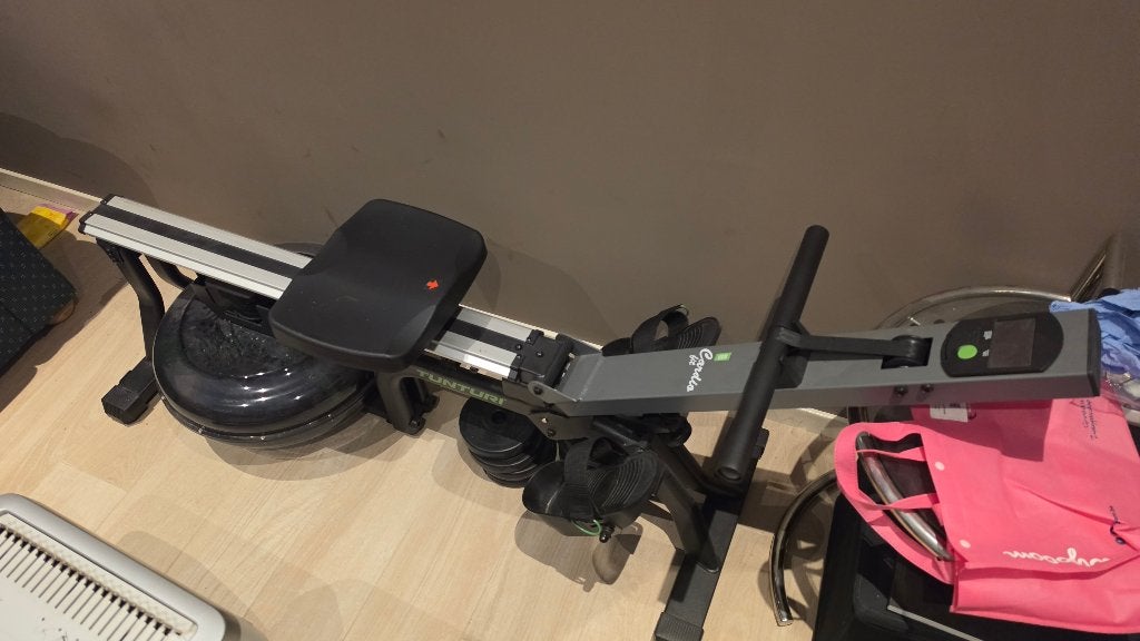 Tunturi CardioFit R50W Waterroeier – Weinig gebr. – Goede s., Ophalen, Gebruikt, Metaal, Roeitrainer