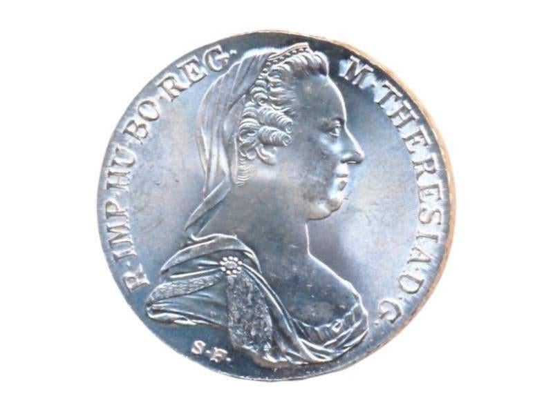 Oostenrijk naslag Maria Theresia Thaler 1780 Zilver, Ophalen of Verzenden, Zilver