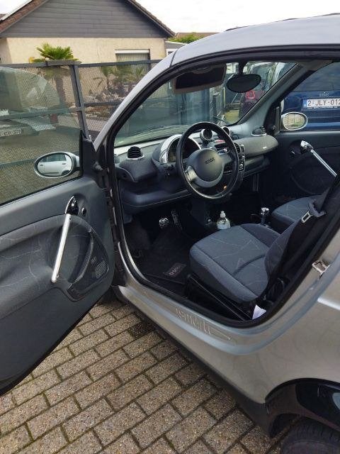 Smart for Two, Auto's, Automaat, Stof, Zwart, Cabriolet
