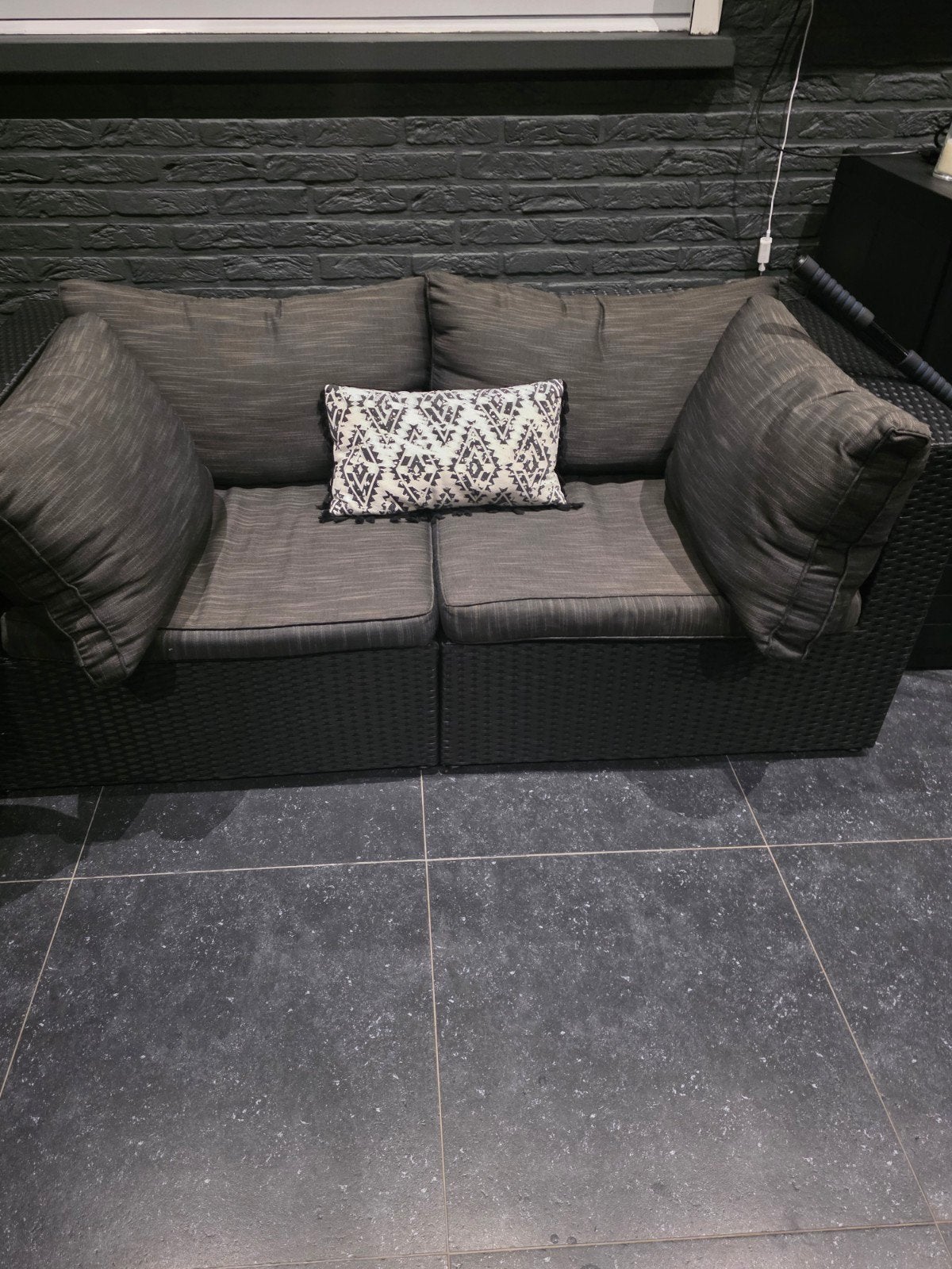 Set de jardin, Jardin & Terrasse, Synthétique, Enlèvement, Utilisé, Table d'appoint