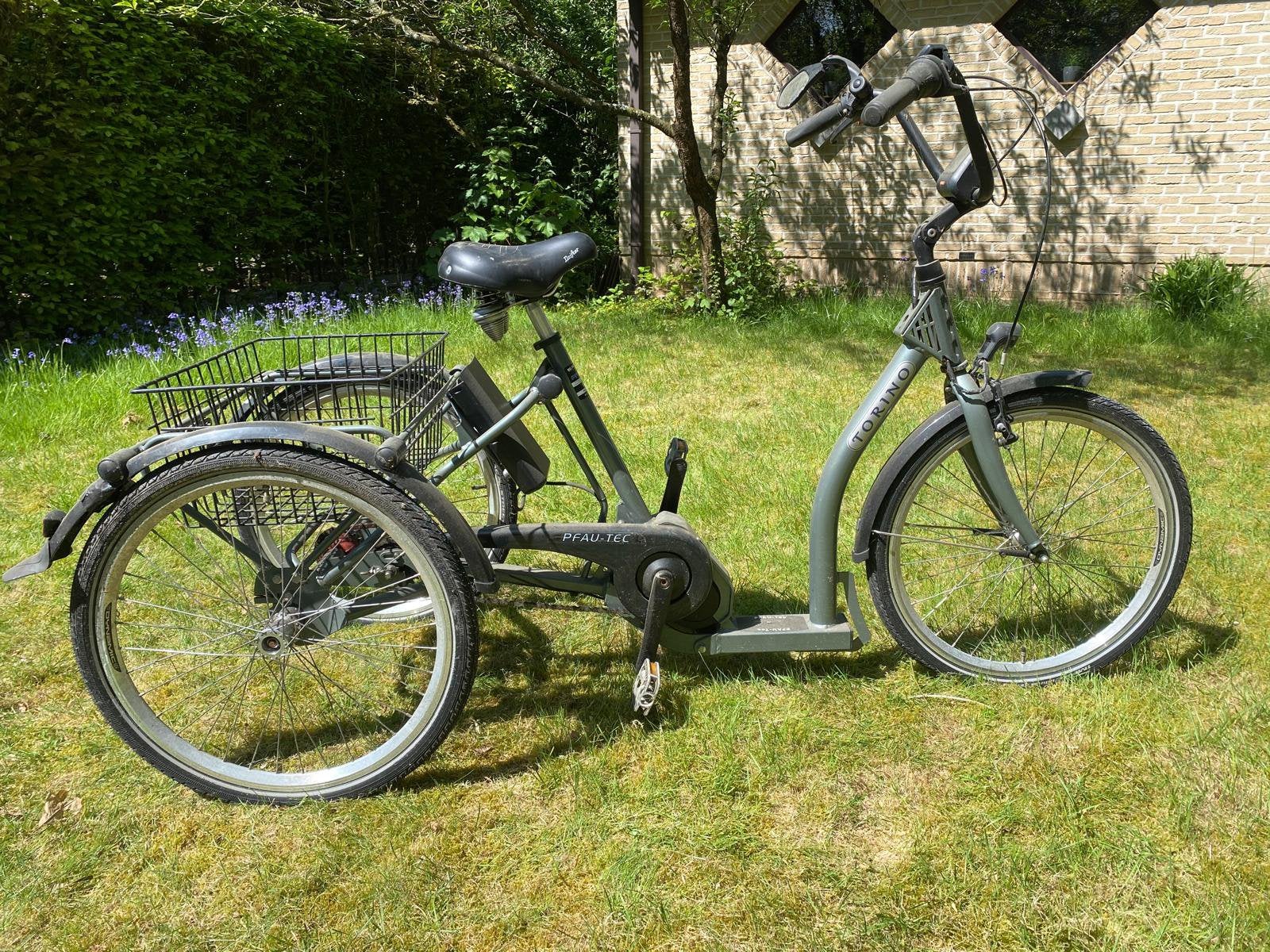 Elektrische driewieler fiets - merk Pfau-Tec serie Torino, Fietsen en Brommers, Ophalen, Gebruikt, Terugtraprem