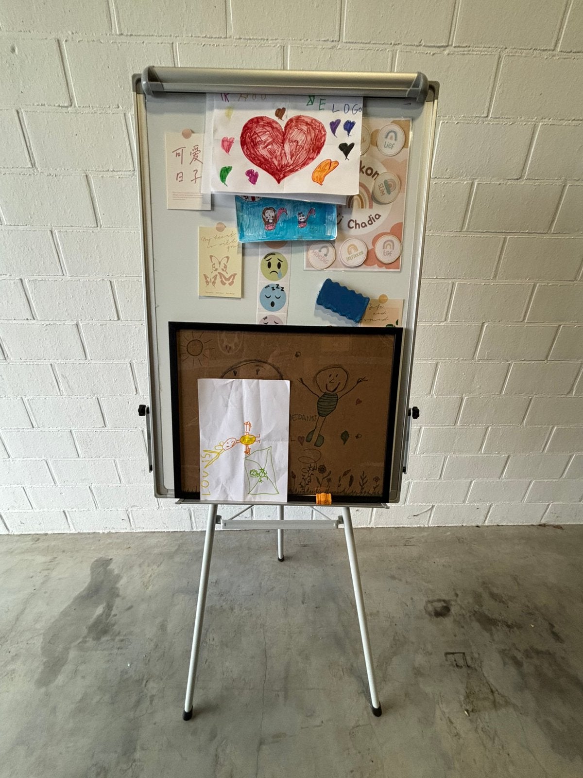 Flipover / paperboard / flipchart, Ophalen, Gebruikt