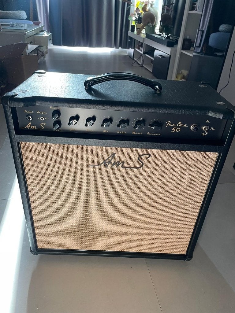 AmS The One 50, Musique & Instruments, Enlèvement, Comme neuf, Guitare, 50 à 100 watts