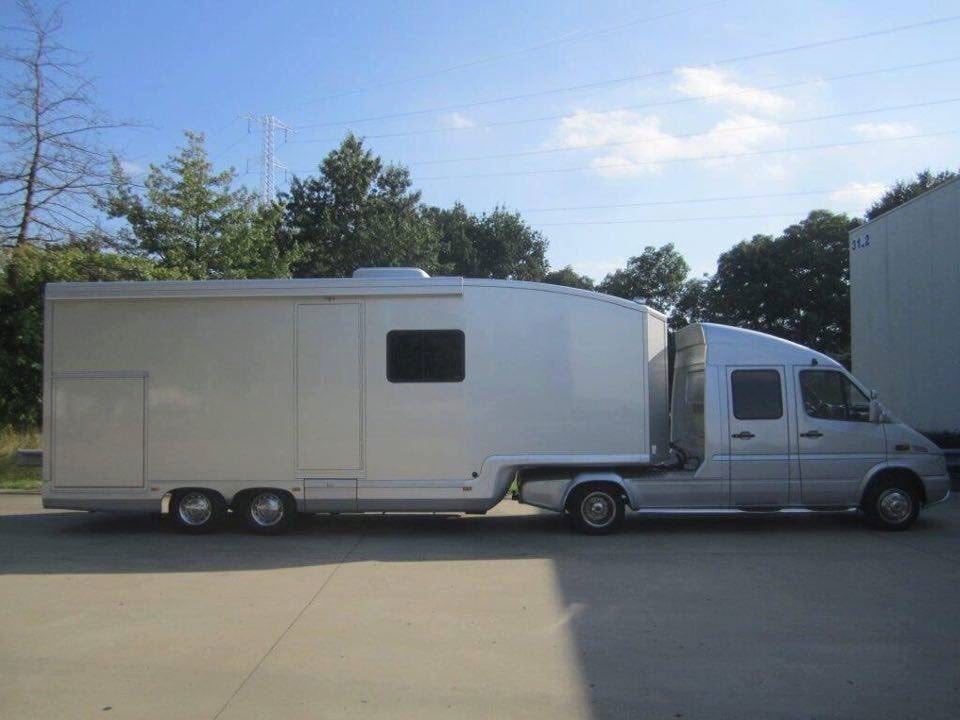 Mobilehome be- combinatie, Ophalen, Gebruikt