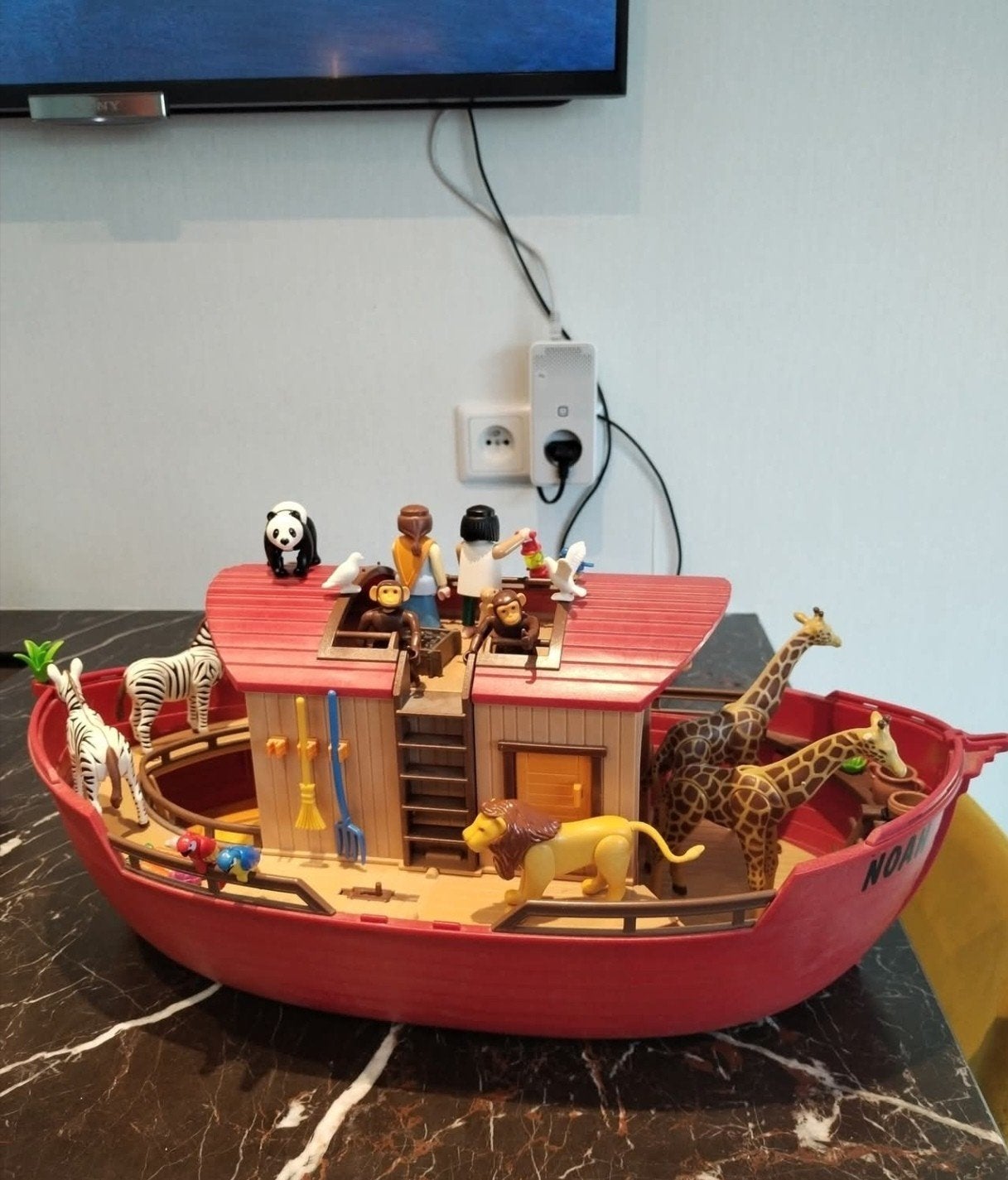 Ark van Noah playmobil, Ophalen