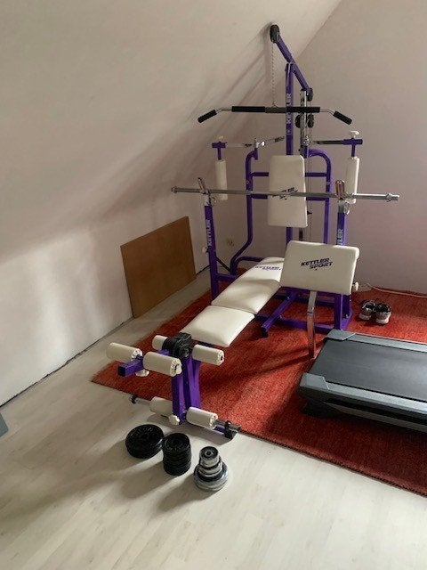 fitnesstoestel Kettler, Sport en Fitness, Ophalen, Gebruikt, Metaal, Benen