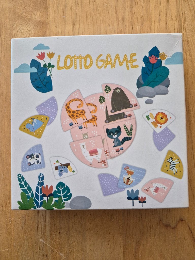 Jeu Lotto Game animaux, Enlèvement