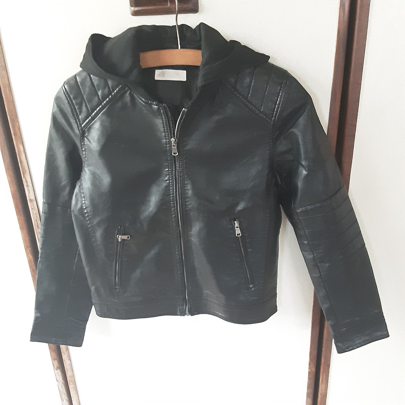 jas lederlook maat 146
Maat 146
in goede staat, Kinderen en Baby's, Ophalen of Verzenden, Jas