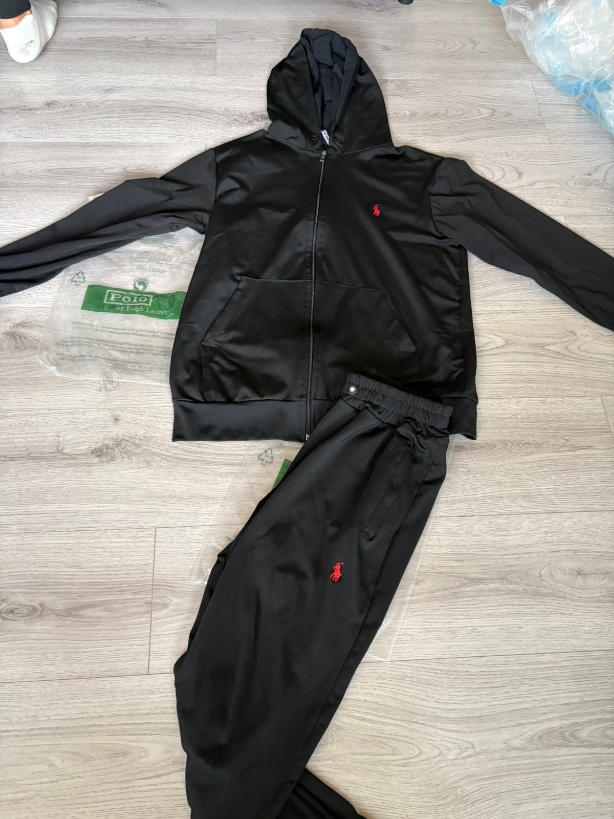 Ralph lauren setje, Maat 48/50 (M), Zwart, Ophalen of Verzenden, Zo goed als nieuw