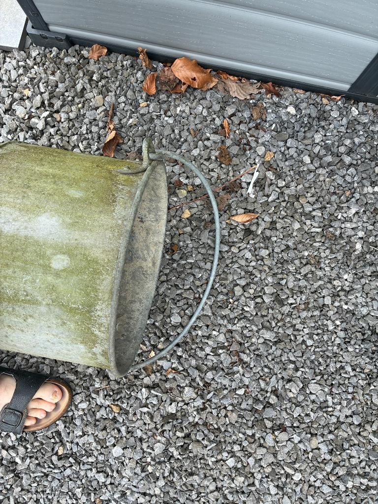 Zinken emmer, Tuin en Terras, Ophalen, Tuin