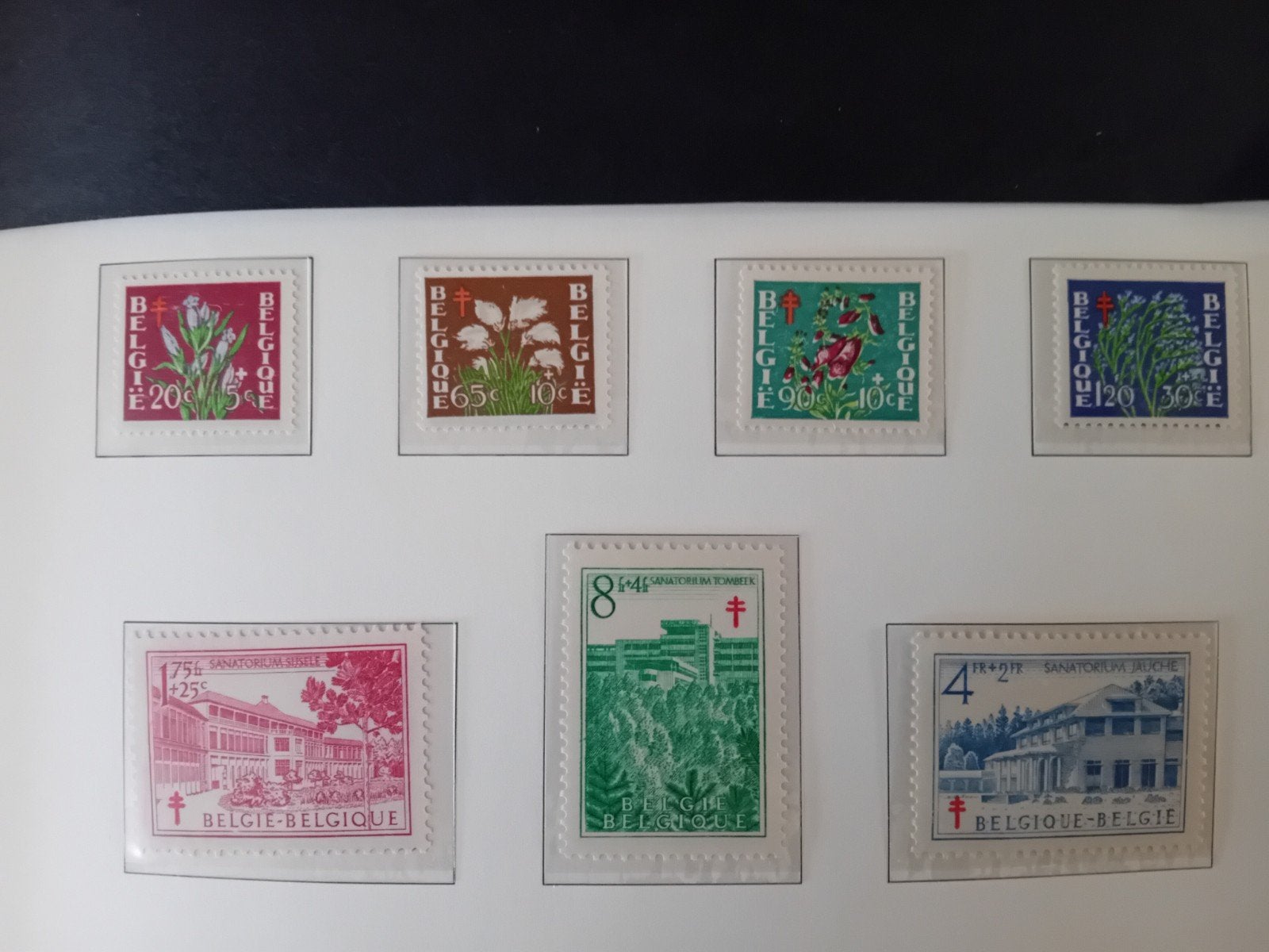 Timbres de Belgique n 834/840** lot 175P, Enlèvement ou Envoi, Neuf