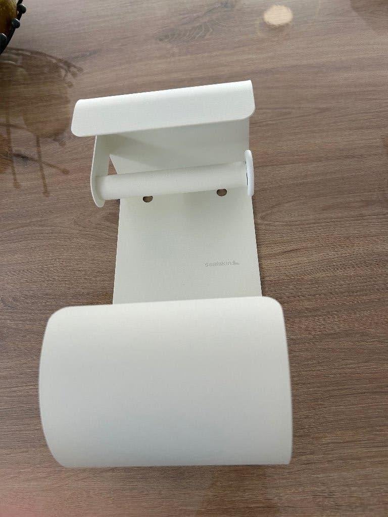 Wc rolhouder, Wit, Zo goed als nieuw, Sealskin, Ophalen