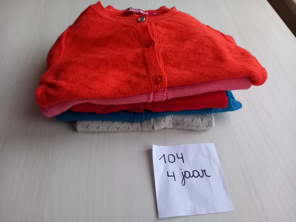 Nieuwstaat pakket gilets Someone maat 104 meisje, Kinderen en Baby's, Meisje, Trui of Vest, Ophalen of Verzenden, Zo goed als nieuw