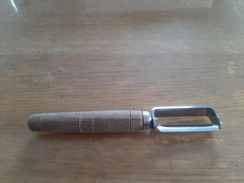Grattoir à frites vintage avec manche en bois, Enlèvement ou Envoi
