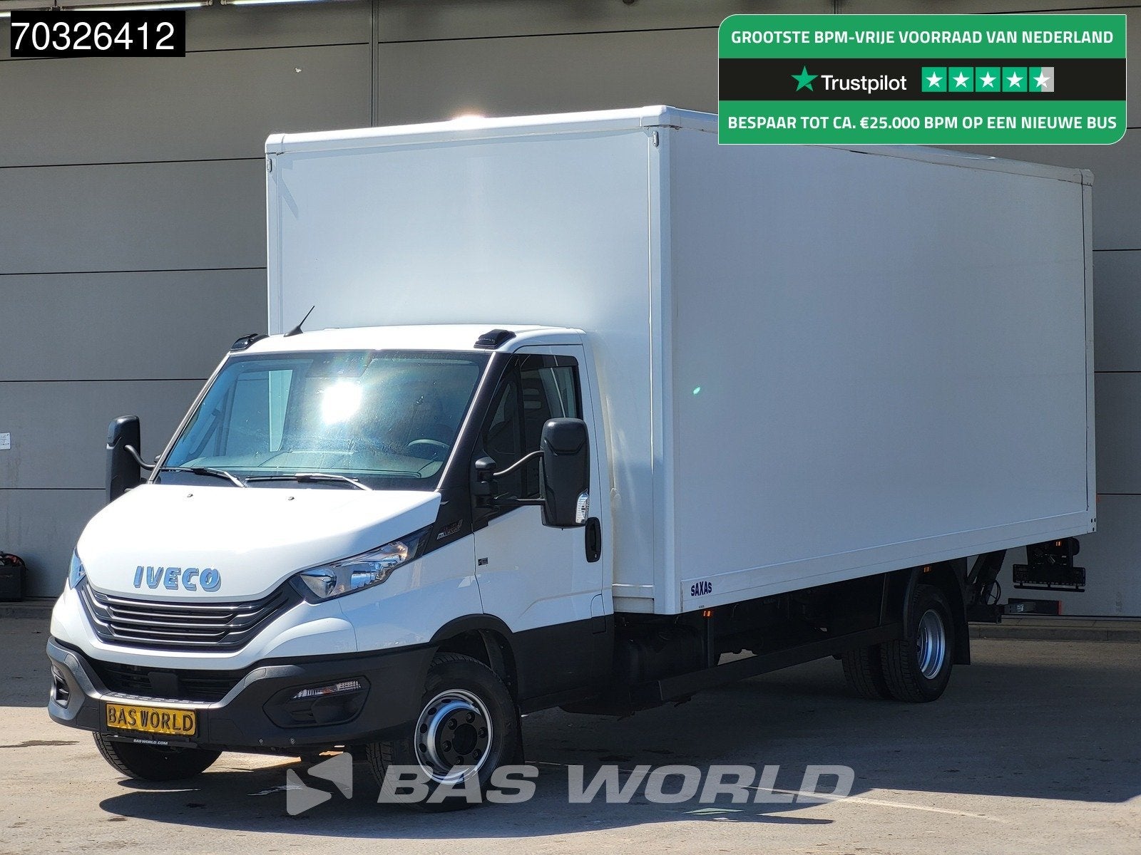 Iveco Daily 70C18 3.0L Automaat 1000KG Laadklep Luchtvering, Autos, Camionnettes & Utilitaires, Achat, Entreprise, Diesel, Automatique