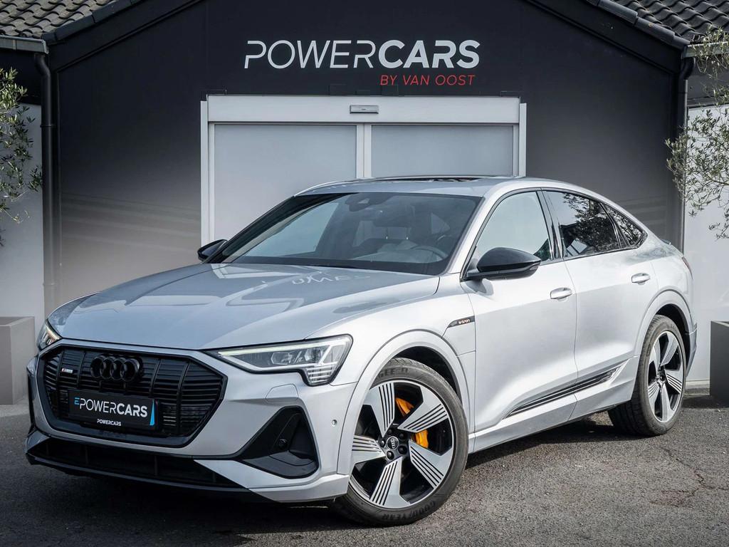 Audi e-tron 50 Sportback S line | Pano | B&O | Leder | Memor, Auto's, Automaat, 230 kW, Gebruikt, Zwart
