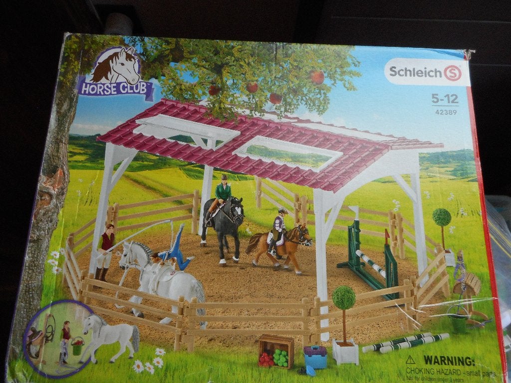 schleich overdekte piste, Ophalen of Verzenden, Zo goed als nieuw