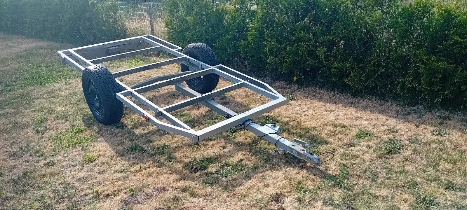 Aanhangwagen onderstel, Ophalen, Gebruikt