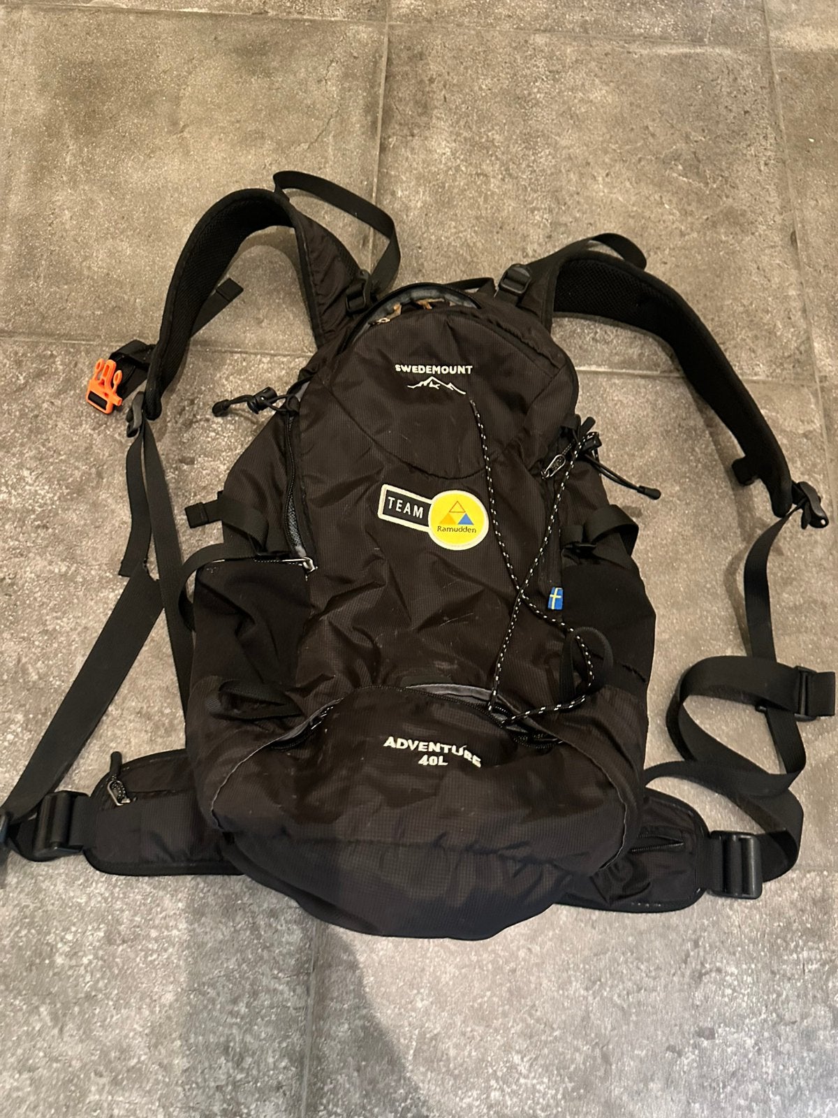 Swedemount backpack 40l waterdicht, Ophalen, Gebruikt, Overige merken, Waterdicht