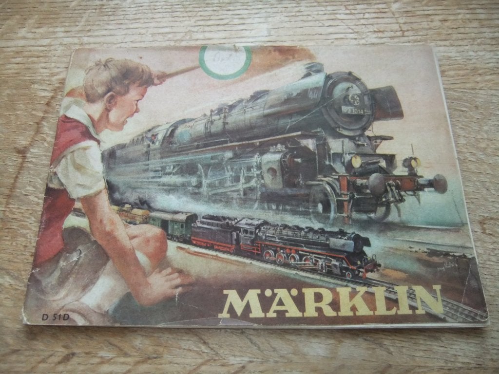 Catalogue Märklin de 1951 en allemand, Analogique, Enlèvement ou Envoi, Courant alternatif, Livre, Revue ou Catalogue